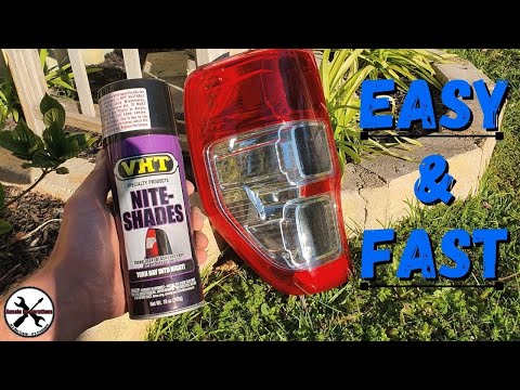 Tinting Tail Lights - VHT Nite-shade Spray Paint