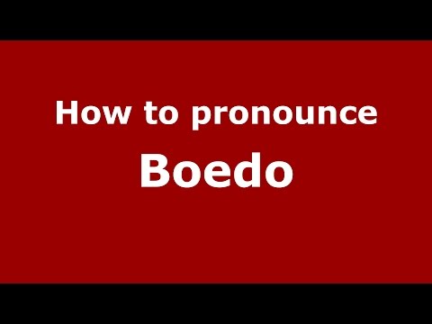 How to pronounce Boedo (Spanish/Argentina) - PronounceNames.com