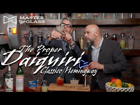 How To Make The Classic And Hemingway Daiquiri | Master Your Glass