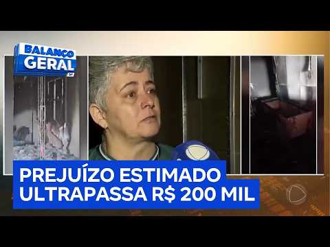Casa de festas é destruída por incêndio criminoso em Luziânia (GO) | Balanço Geral DF