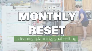 April Monthly Reset | Cleaning | Planning | Goals