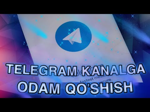 Telegram Kanalga Odam Qo'shish 1k 200k
