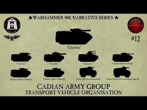 Astra Militarum Warhammer 40K Transport 'Chimera' Organisation & Insignia  Lore Series Pt:12