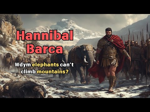 Hannibal Barca crossed the Alps with 37 elephants to fight Rome
