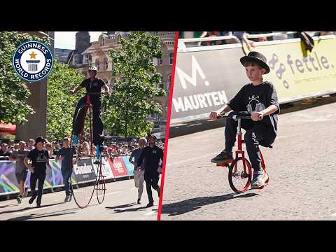 People + Penny Farthings = World Records