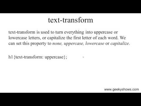 How to change text case in CSS Hindi