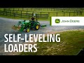 Mechanical Self Leveling Loader Technology John Deere Compact Utility Tractors