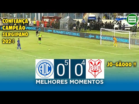 Confiança x Sergipe | Grande Final | Volta | Confiança Campeão Sergipano 2024 | Melhores Momentos