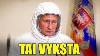 Putinas BĖGA į bunkerį, Rusijoje PLINTA MARAS