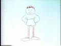 Classic Sesame Street Animation Drawing A Boy
