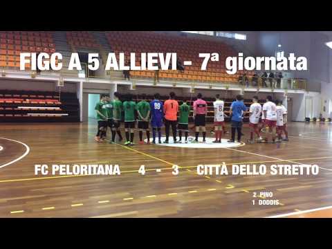FC PELORITANA - CITTÀ DELLO STRETTO (FIGC ALLIEVI a 5) 7ª giornata