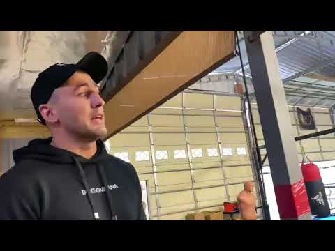 Alex Gvozdyk visits RGBA riverside Robert Garcia | esnews boxing