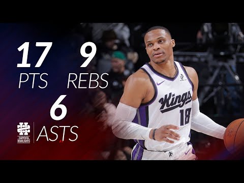 Russell Westbrook 17 pts 9 rebs 6 asts vs Suns 25/26 season