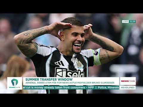 Arsenal Agree £75m Deal for Newcastle Captain Bruno Guimaraes