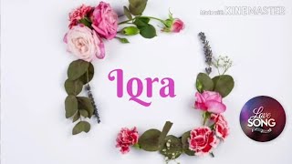 IQRA name whatsapp status  @Love Song Status
