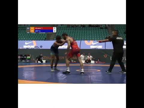 Udit IND vs Gilman USA 57kg senior world wrestling gold medal @indiansuperwrestlingtv65