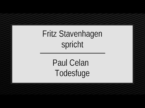 Paul Celan „Todesfuge“ II