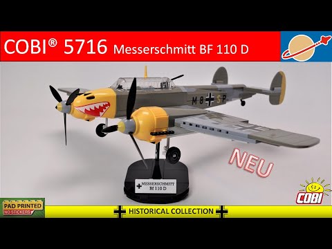 Endlich wieder eine 110🤗 COBI® 5716 Messerschmitt BF 110 D | Aufbau und Review
