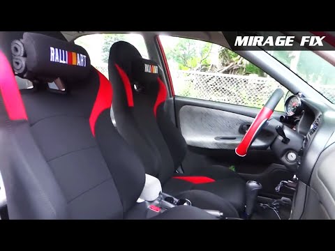 Mirage Fix 11 | Bluetooth, Aftermarket Seats, RALLIART Pillows