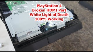 PS4 HDMI Port Repair – White Light of Death Fix