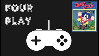 Four Play - Bomb Jack - 8-bit Computer Comparison