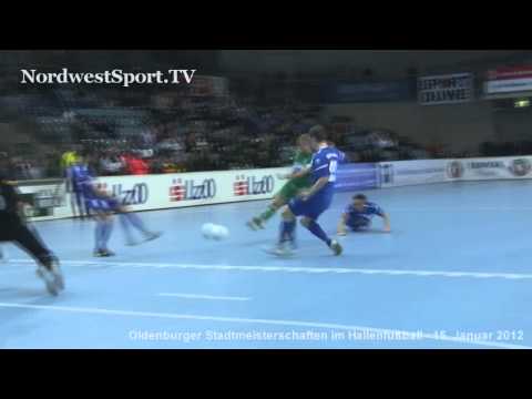 NORDWESTSPORT.TV: VfL Oldenburg - VfB Oldenburg 3:1 Finale Stadtmeisterschaften Hallenfussball 2012