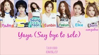 CLC (씨엘씨) - Yaya (Say bye to solo) (Color Coded ROM/ENG/ESP)