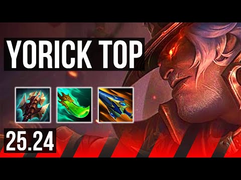 YORICK vs DARIUS (TOP) | 10k gold comeback, First Strike, 40K damage | EUW Master | 25.24