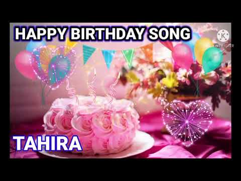 happy birthday to you song tahira//ahira name birthday song.