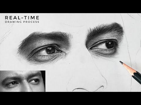 REAL TIME Hyper Realistic Drawing Process | By Harsh Guru Art's.