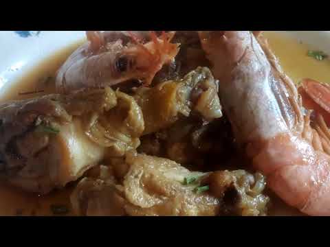 POLLO con GAMBAS (¡A lamerse los dedos!)