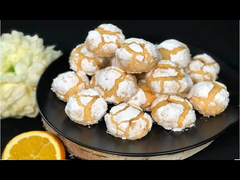BISCOTTI MORBIDI all' ARANCIA si SCIOLGONO IN BOCCA Prendi 1 arancia e fai questi golosi biscotti