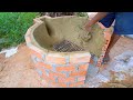 Machine Man DIY Brick Mud Stove With Multi Function