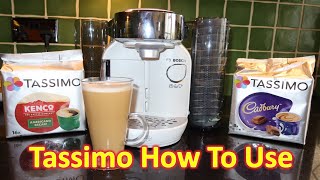 How to use your Bosch TASSIMO Caddy Coffee Machine at home