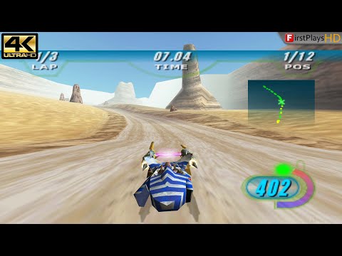 Star Wars Episode I: Racer (1999) - PC Gameplay 4k 2160p / Win 10