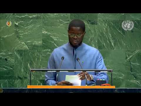 80th UN General Assembly: President Diomaye Faye speaks on the Palestinian question