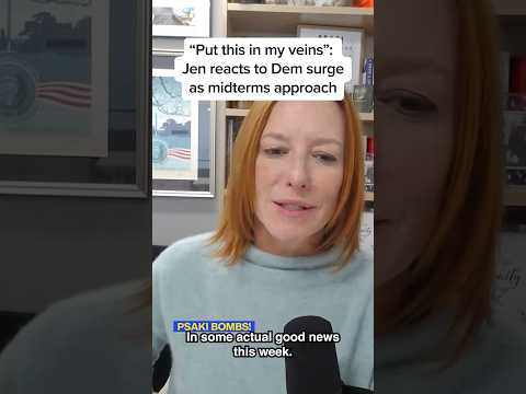 “Put this in my veins”: Jen reacts to Dem surge as midterms approach