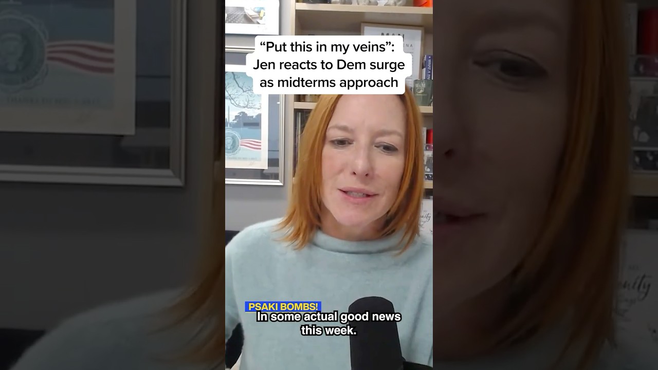 “Put this in my veins”: Jen reacts to Dem surge as midterms approach