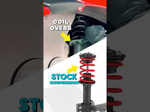 Do you know difference between Coilovers and Stock Suspension🤔 #shorts