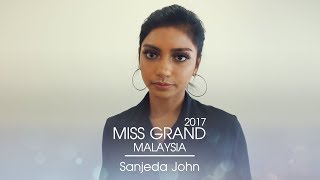 Sanjeda John Miss Grand Malaysia 2017 Introduction Video
