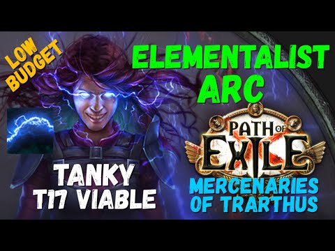 [POE 3.26] Elementalist Arc Build, Tanky on Low Budget, T17 Viable