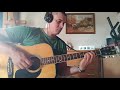 Mike Oldfield - Dark Star clean guitar solo parts COVER