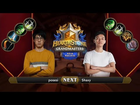 Posesi vs Shaxy | 2021 Hearthstone Grandmasters Asia-Pacific | Decider | Season 2 | Week 6