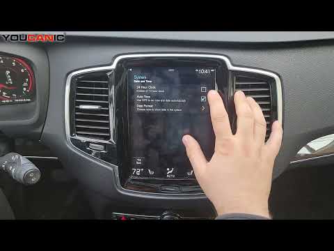 2016–2024  Volvo XC90: How to Change the Time & Adjust the Timezone