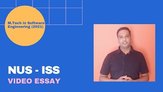 NUS ISS Application Video Statement | M.Tech In Software Engineering | 2021 Intake | Abhijit Mohanty