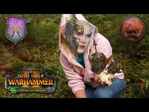 Sisters of Twilight Truffling For Mushrooms | Wood Elves vs Greenskins - Total War Warhammer 2