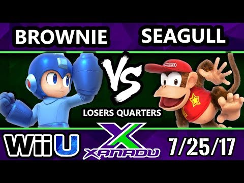 S@X 212 - Brownie (Megaman) Vs. Seagull (Diddy, Sonic) - SSB4 Losers Quarters - Smash 4