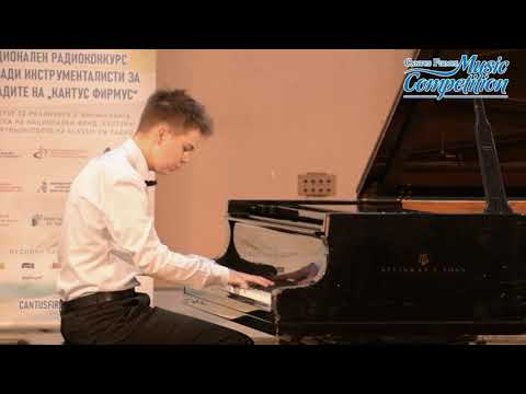 Ivaylo Vasilev, Piano/Cantus Firmus Music Competition 2021/First Tour/I Group
