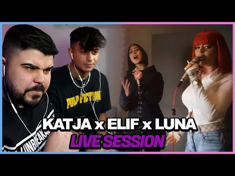 LIVE IST ES NOCH BESSER! 😱🔥 KATJA x ELIF x LUNA - HIGHWAY LIVE SESSION | Reaction