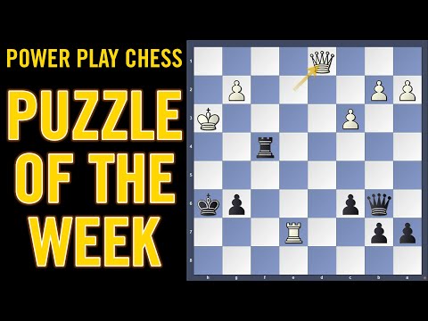 Chess puzzle of the week - BLACK TO PLAY | Nils Lehmann vs Benjamin Rouditser, Vellmar 2019